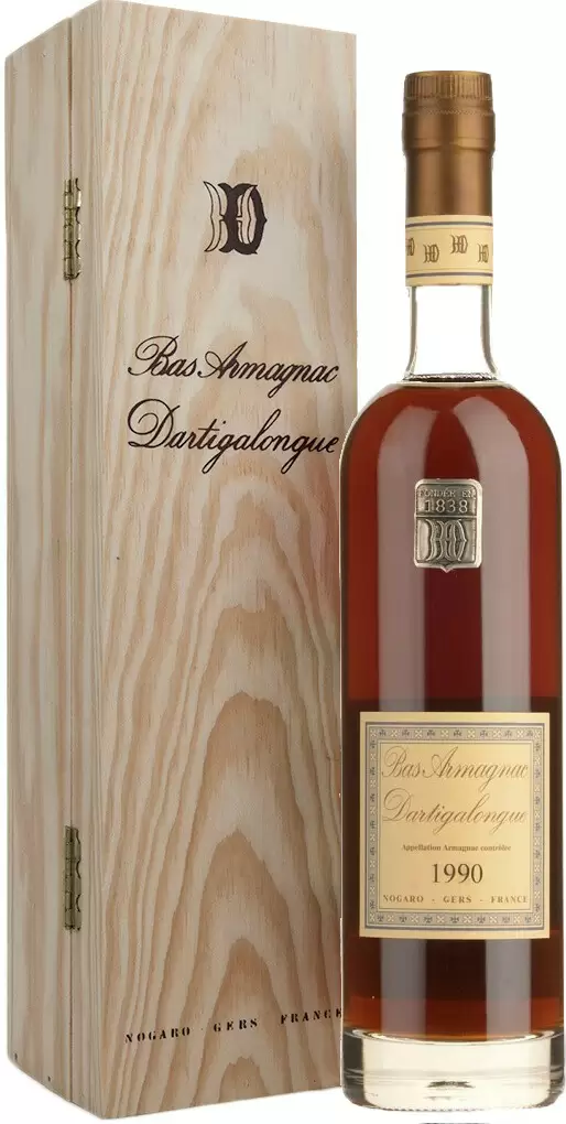 Арманьяк Dartigalongue Bas Armagnac 1990 г. 0.5 л Gift Box