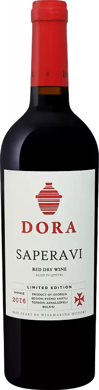 Вино Дора Саперави Квеври 0.75 л