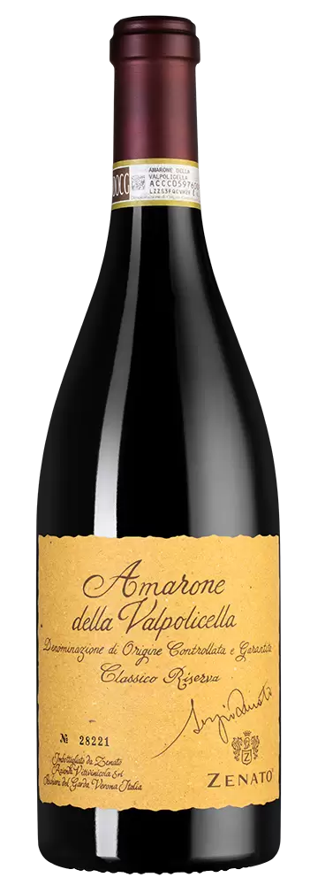 Вино Amarone della Valpolicella Classico Riserva Sergio Zenato 2016 г. 0.75 л