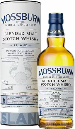 Виски Mossburn Signature Casks Island 0.7 л Gift Box