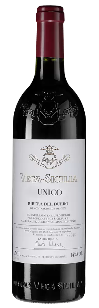 Вино Vega Sicilia Unico Gran Reserva 2000 г. 0.75 л