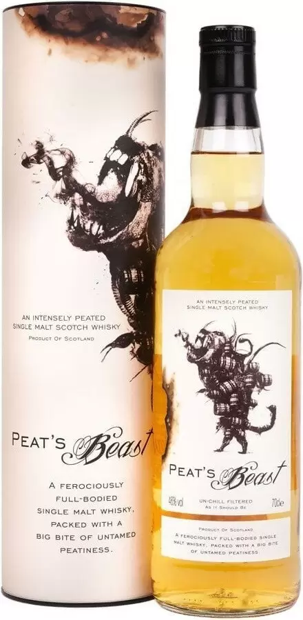 Виски Peat's Beast Single Malt 0.7 л Gift Box