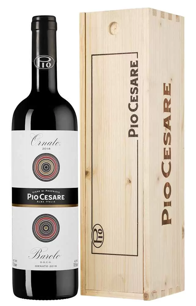 Вино Barolo Ornato 2018 г. 0.75 л Gift Box