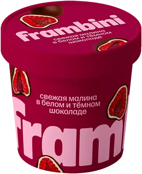 Десерт Малина в белом и темном шоколаде Frambini 130 г