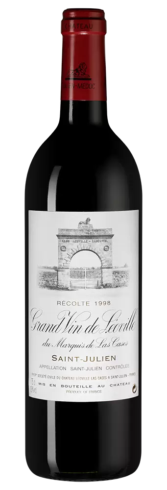 Вино Chateau Leoville Las Cases 1998 г. 0.75 л