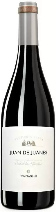Вино Juan de Juanes Vendimia Plata Tempranillo 0.75 л