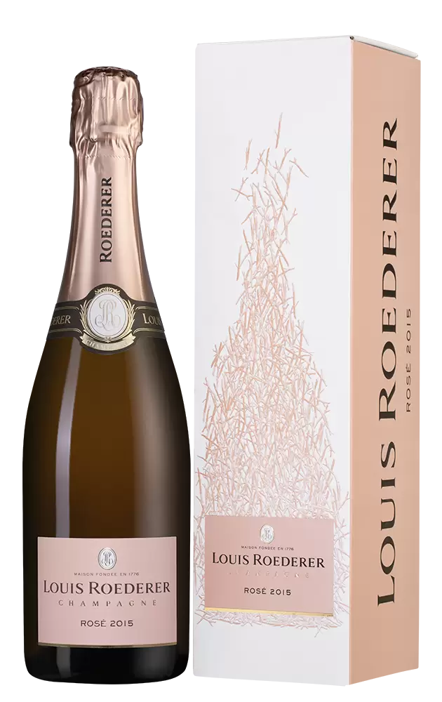 Шампанское Louis Roederer Brut Rose Grafika 0.75 л в подарочной упаковке