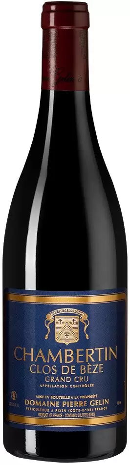 Вино Chambertin Clos de Beze Domaine Pierre Gelin 2018 г. 0.75 л