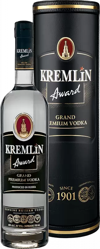 Водка Кремлин Эворд Гранд Премиум 0.7 л Gift Box