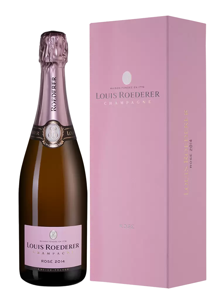 Шампанское Louis Roederer Brut Rose 2014 г. 0.75 л Gift Box Deluxe