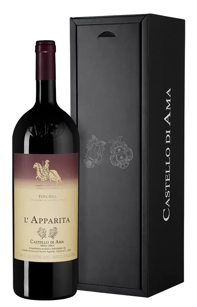 Вино l'Apparita 2007 г. 1.5 л Gift Box