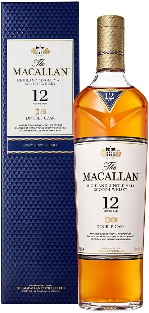 Виски Macallan Double Cask 12 Years Old 0.75 л в подарочной упаковке