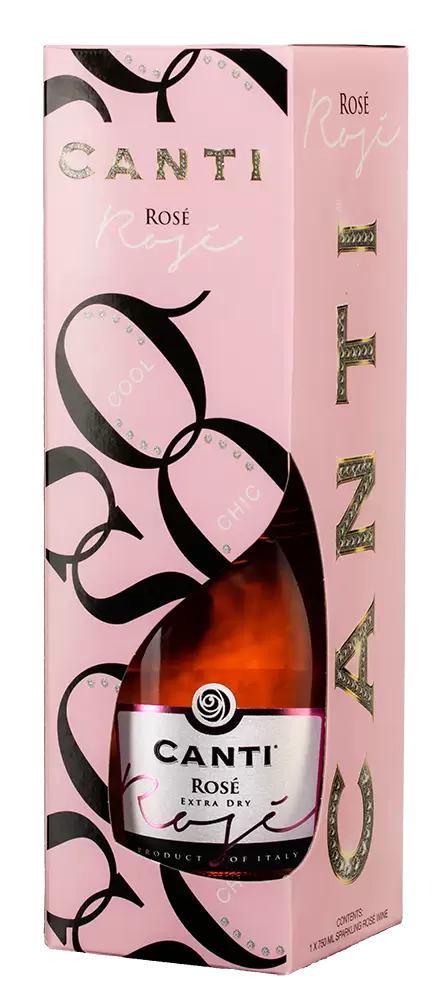 Игристое вино Canti Rose 0.75 л Gift Box