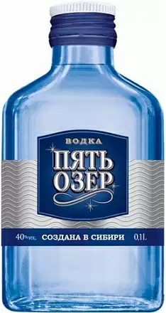 Водка Пять Озер 0.1 л