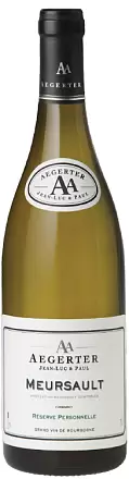 Вино Aegerter Meursault 2018 г. 0.75 л