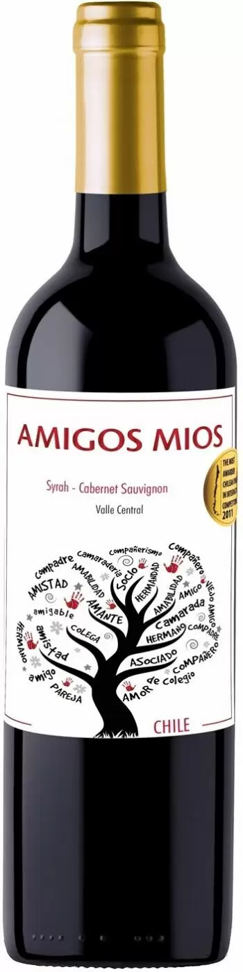 Вино Amigos Mios Syrah-Cabernet Sauvignon 0.75 л