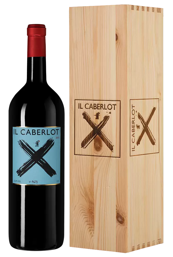 Вино Il Caberlot 2015 г. 1.5 л Gift Box