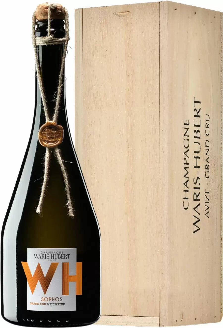Шампанское Waris Hubert Sophos Avize Grand Cru Champagne AOC 0.75 л в подарочной упаковке