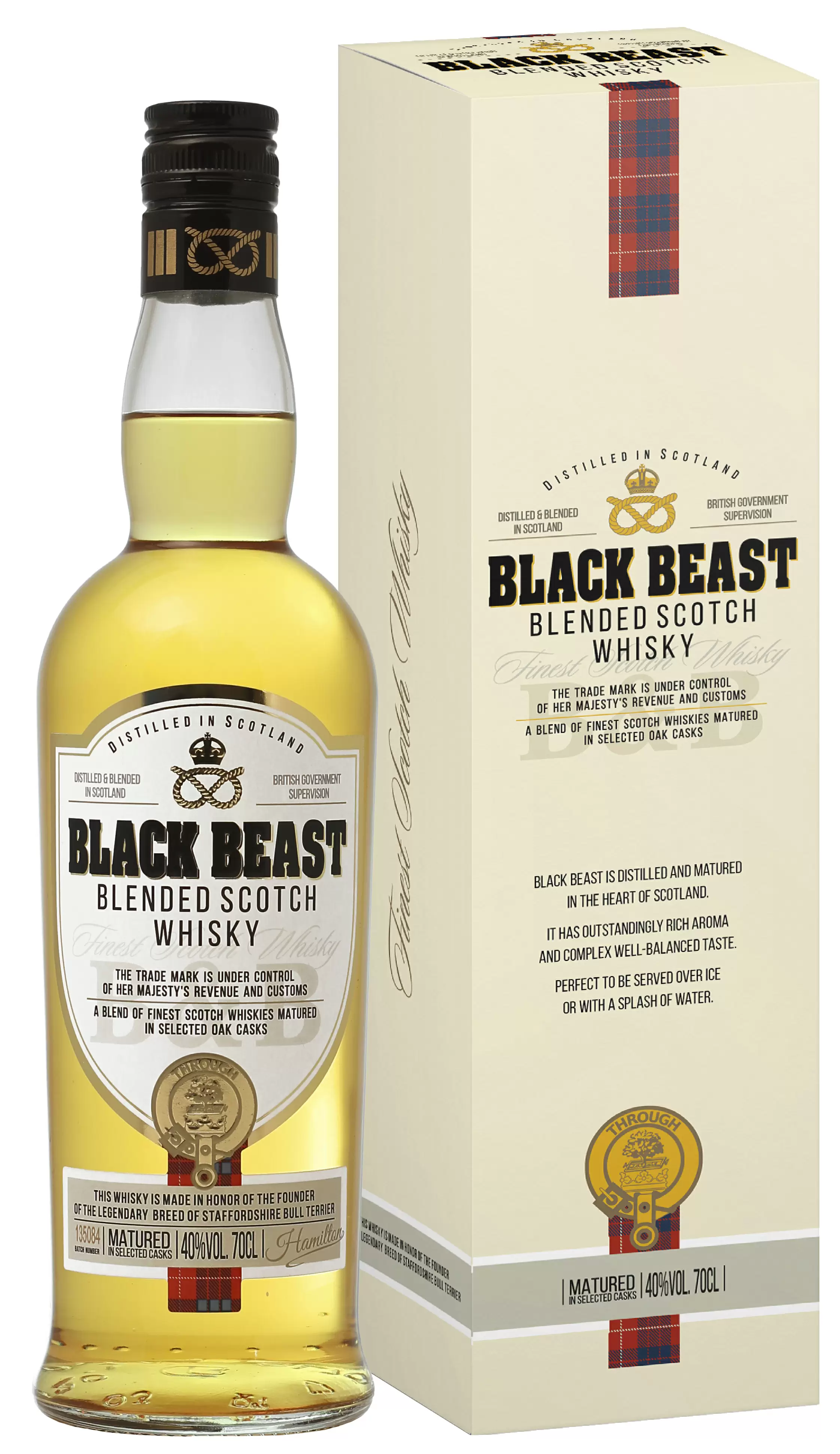 Виски Black Beast Blended Scotch Whisky 0.7 л Gift Box