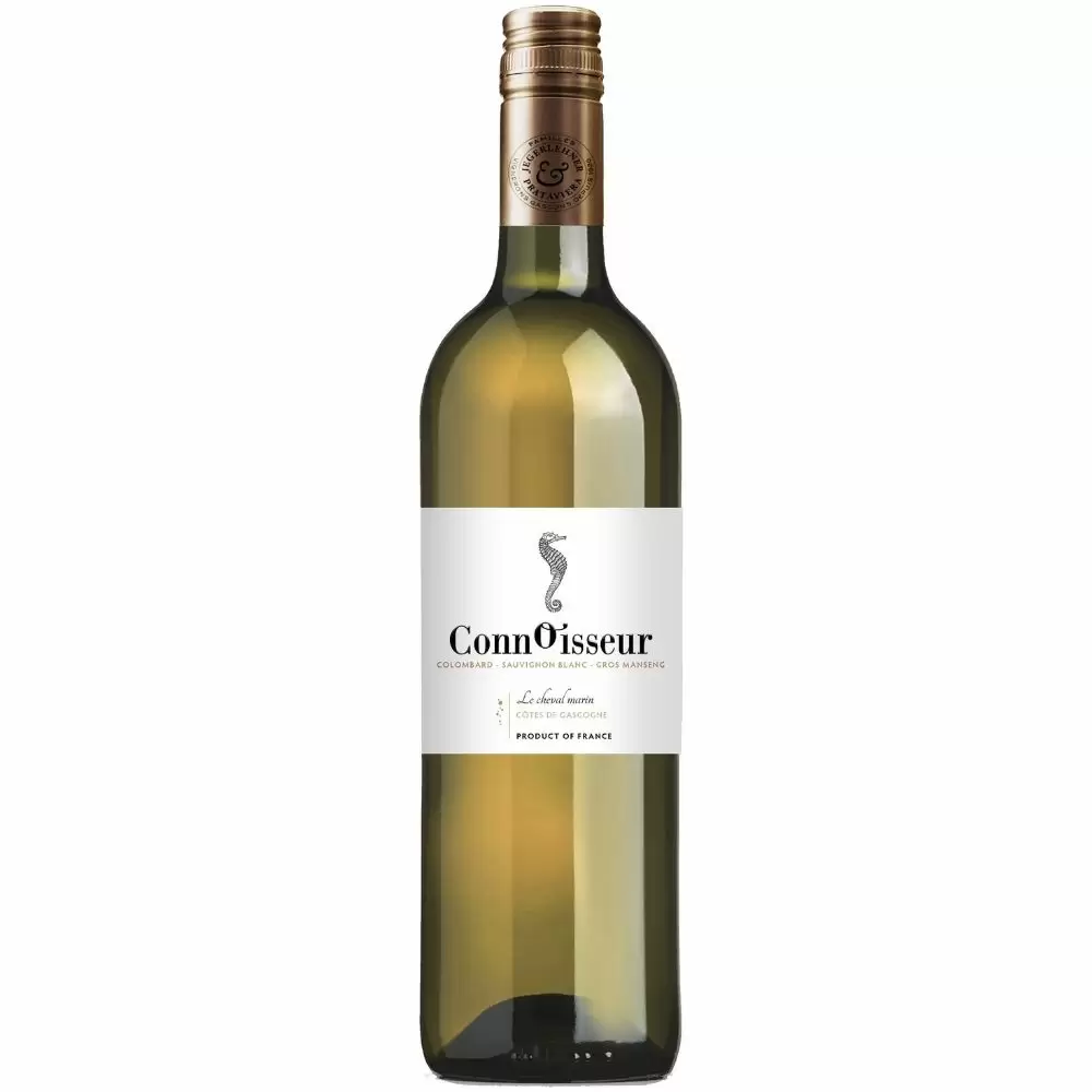 Вино Connoisseur Cotes-de-Gascogne IGP Le Cheval Marin 2020 г. 0.75 л
