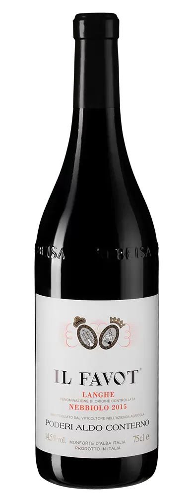 Вино Langhe Nebbiolo Il Favot 2015 г. 0.75 л