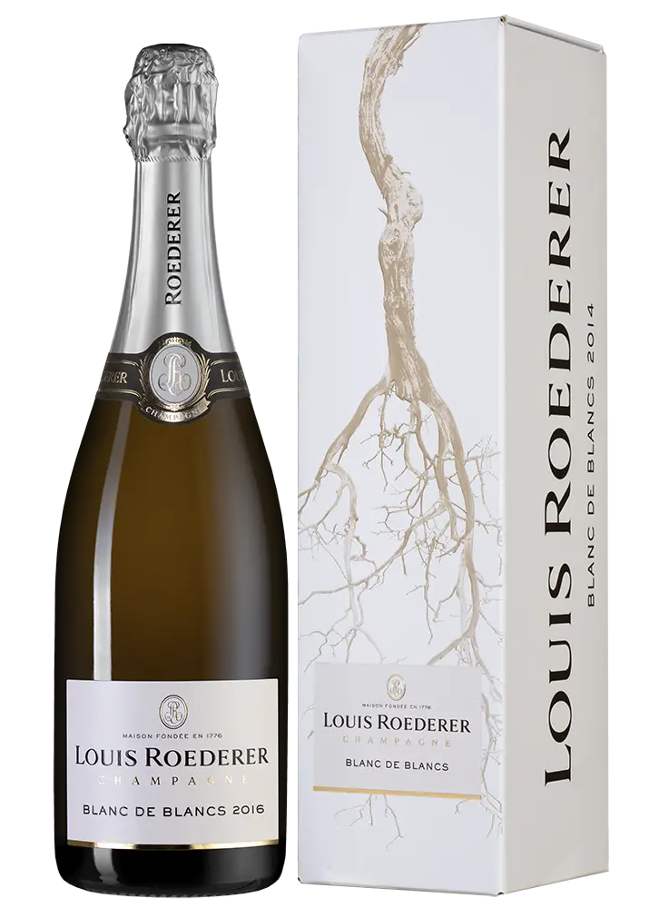 Шампанское Louis Roederer Brut Blanc de Blancs 0.75 л Gift Box Grafika