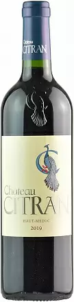 Вино Chateau Citran 2019 г. 0.75 л