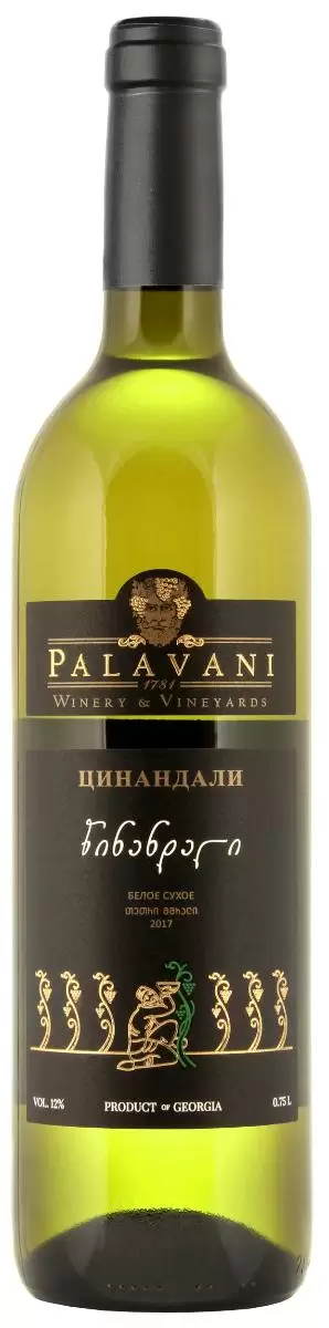 Вино Palavani Tsinandali White Black Label 0.75 л