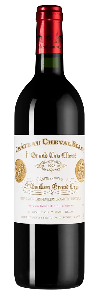 Вино Chateau Cheval Blanc 1998 г. 0.75 л