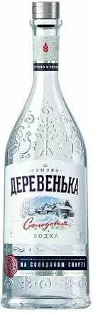 Водка Зимняя Деревенька На Солодовом Спирте 0.5 л