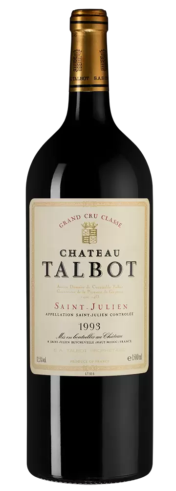 Вино Chateau Talbot 1993 г. 1.5 л