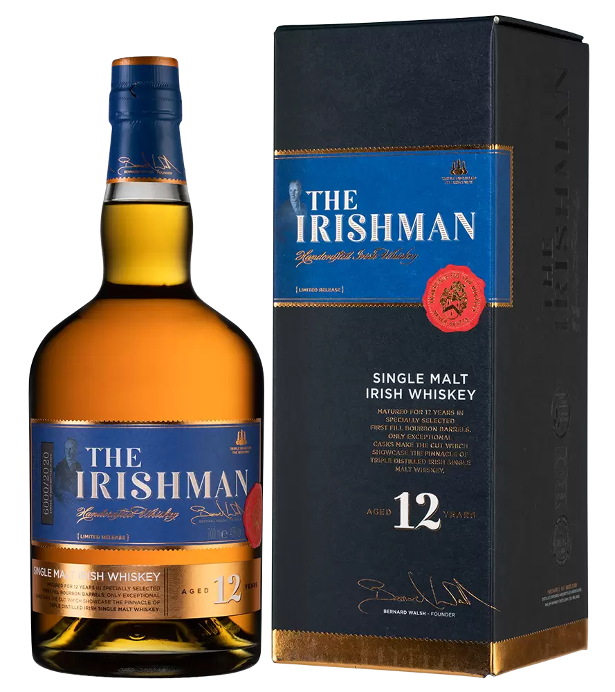 Виски The Irishman 12 Year Old Single Malt 0.7 л Gift Box