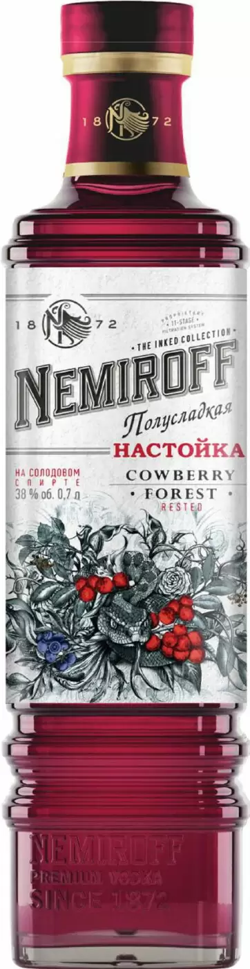 Ликер OPVZ Nemiroff Cowberry Forest Rested 0.7 л