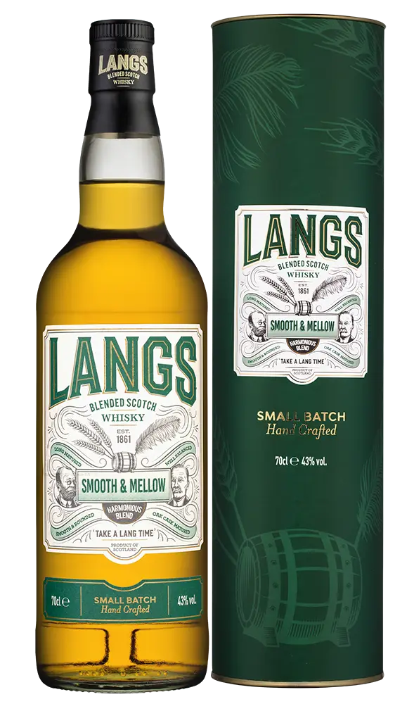 Виски Langs Smooth and Mellow 0.7 л в подарочной упаковке