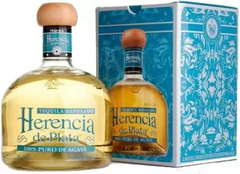 Текила Herencia De Plata Reposado 0.7 л Gift Box