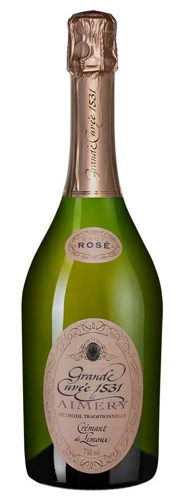 Игристое вино Grande Cuvee 1531 Cremant de Limoux Rose Aimery Sieur d'Arques 0.75 л