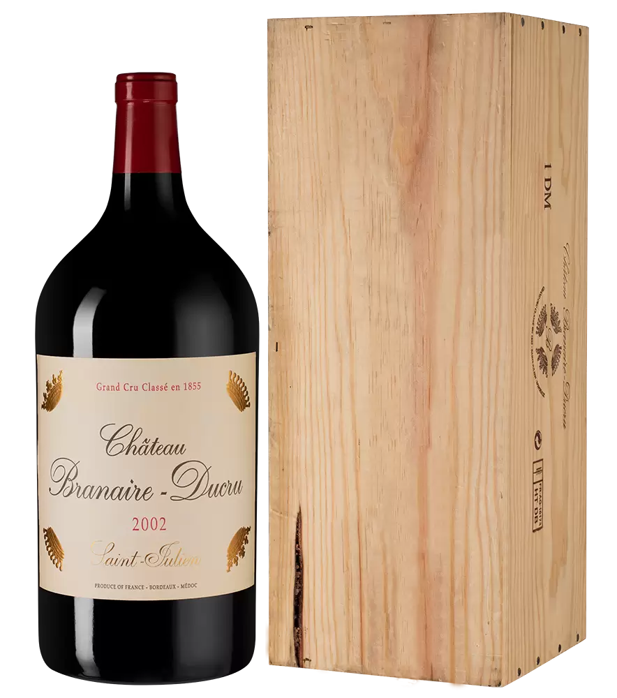 Вино Chateau Branaire-Ducru 2002 г. 3 л Gift Box