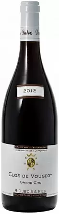 Вино R. Dubois & Fils Clos de Vougeot Grand Cru 2018 г. 0.75 л