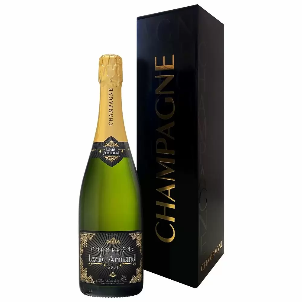 Шампанское Louis Armand Brut 0.75 л Gift Box