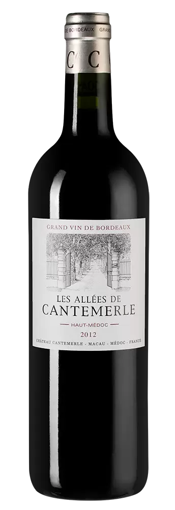 Вино Les Allees de Cantemerle 2012 г. 0.75 л