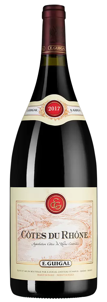 Вино Cotes du Rhone Rouge 2017 г. 1.5 л