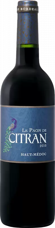 Вино Le Paon De Citran 2011 г. 0.75 л