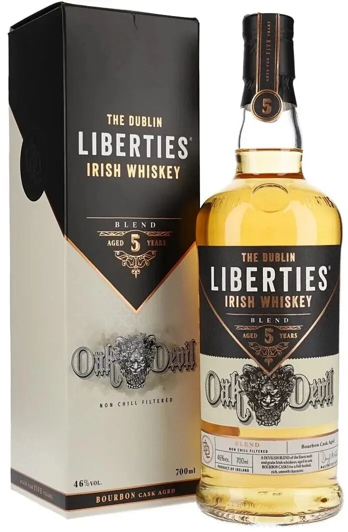 Виски The Dublin Liberties Oak Devil 0.7 л в подарочной упаковке