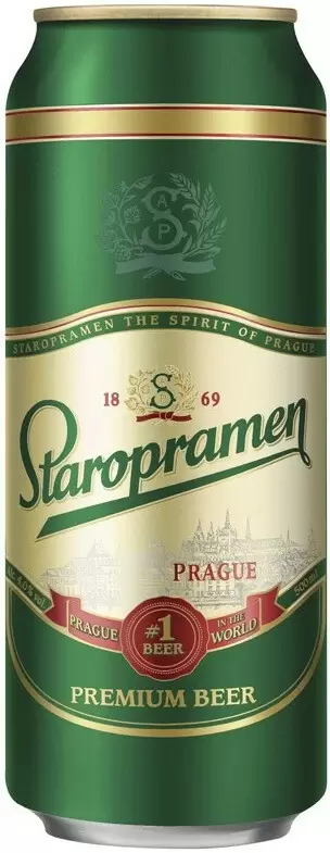 Пиво Staropramen Premium Сan 0.5 л