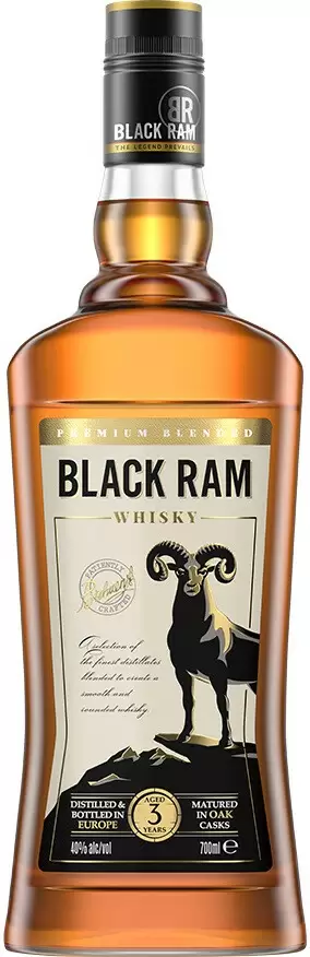 Виски Black Ram Original 3 Years Old 0.7 л