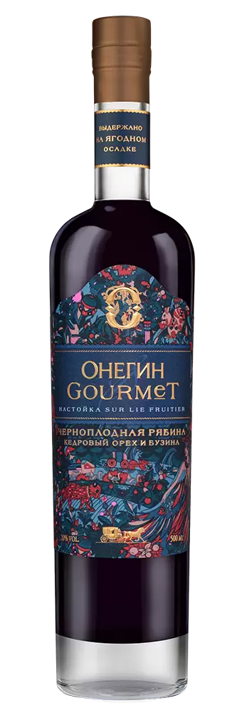 Настойка ягодная Онегин Гурмэ Черноплодная рябина 0.5 л