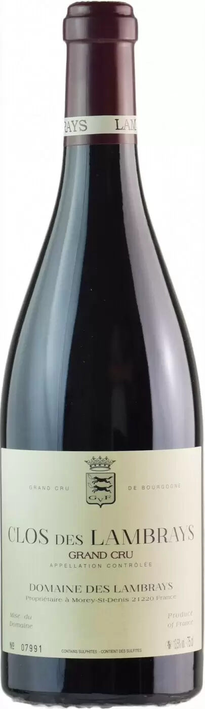 Вино Clos des Lambrays Grand Cru 2000 г. 0.75 л