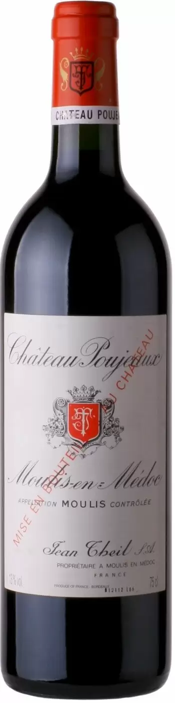 Вино Chateau Poujeaux 2019 г. 0.75 л