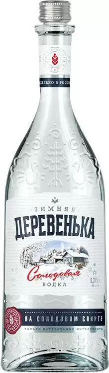 Водка Зимняя деревенька 0.375 л