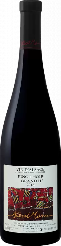 Вино Pinot Noir Grand H Biodynamic 2019 г. 0.75 л